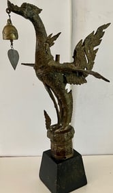 Pair of Ayutthya Period Bronze Hamsa