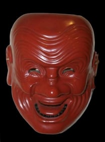 Bugaku mask, Kotorakaku Heishitori, c. 1760