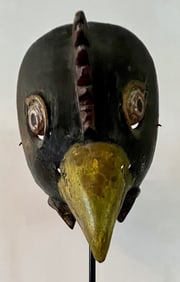Borneo Raven Mask, 19th Century