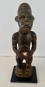 Bakongo Standing Nkisi Figure, ex Hallet