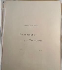 Picturesque California, by John Muir, Volume 5, Imperial Japan Edition