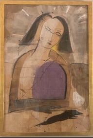 Pigmentation on Cork, The Idol, by Jamali, c. 1988