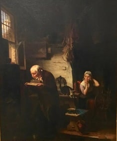 David Col, (1822-1900), The Bird Fanciers, O/C