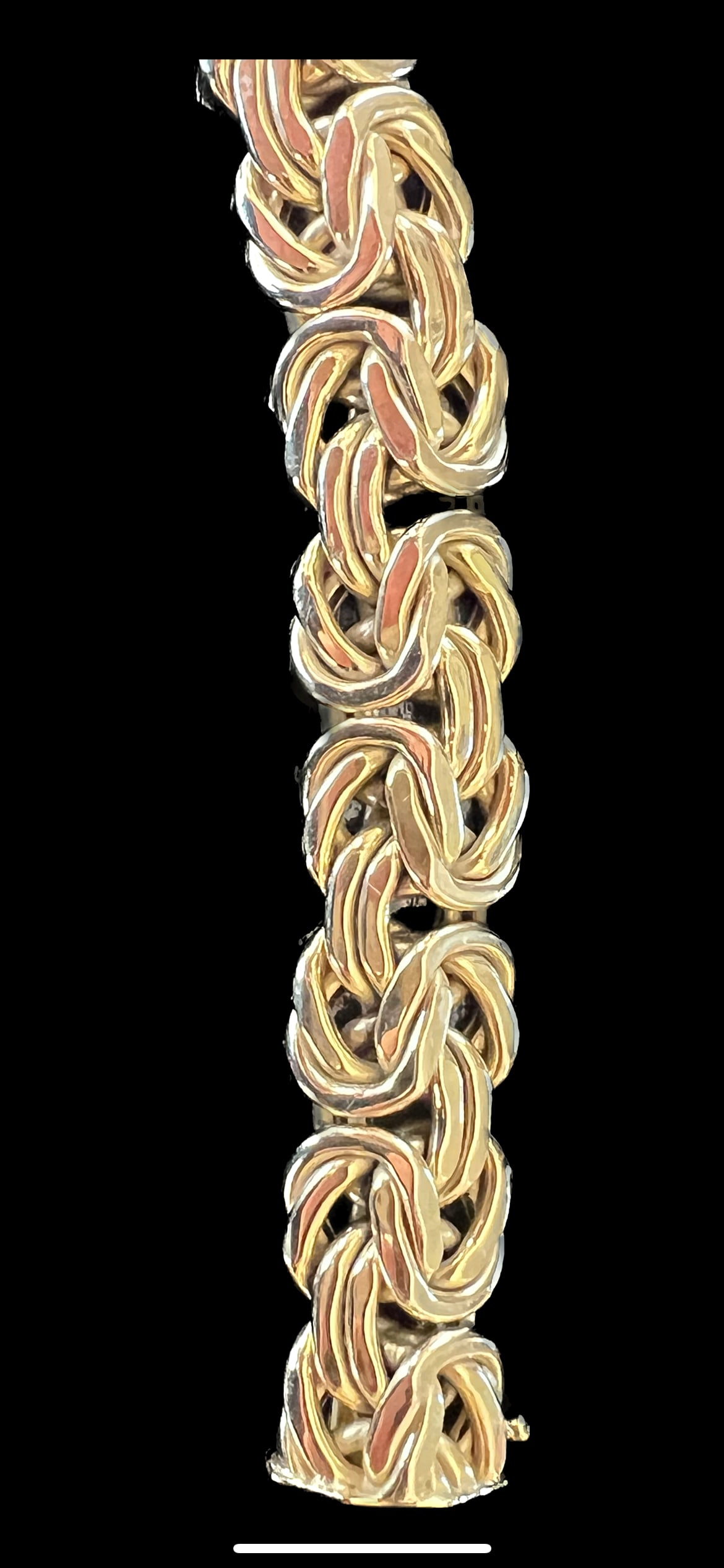 Italian 14K Gold Bracelet, 44.6 grams (1 of 3)