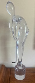Murano Glass Golfer by Renata Anatra