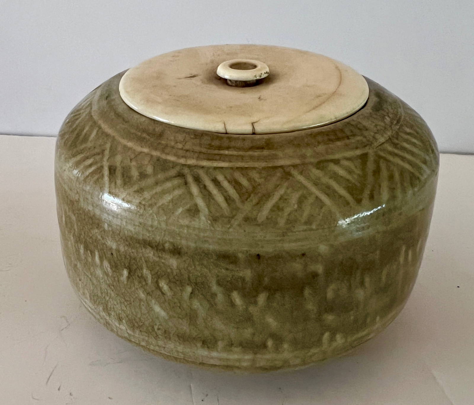 Edo Period Mishima Chaire (Tea Caddy)