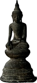 18th Bronze Buddha, 3rd Ava Period, Burma (1618-1789)