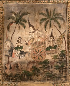 Thai Narrative Painting, 19th Century