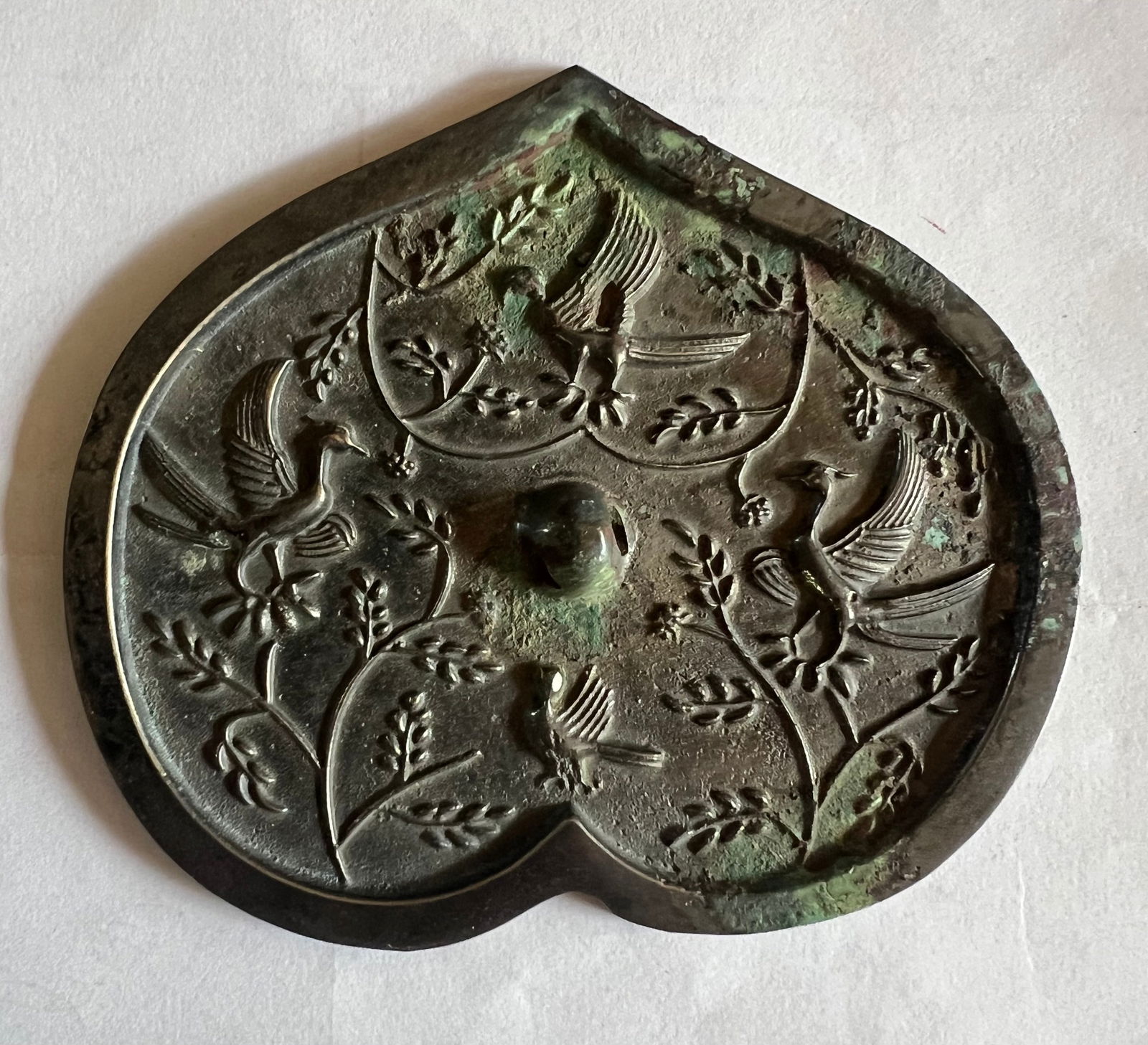 Antique Chinese Bronze Mirror, possibly Tang
