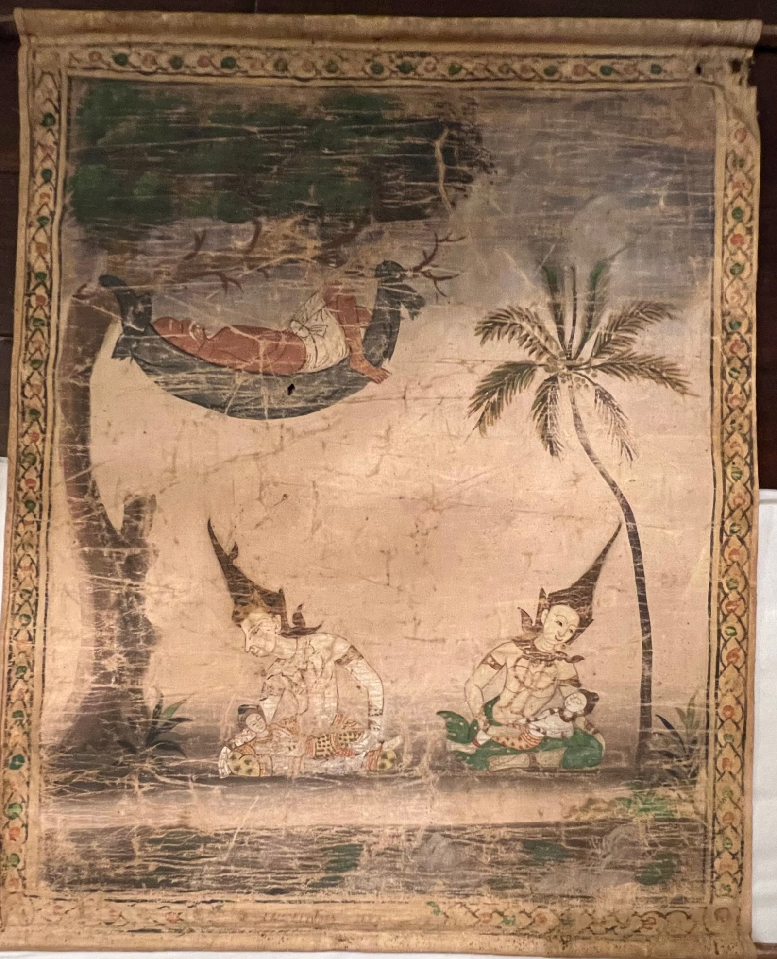 Thai Narrative Painting from The Epic Ramekin, 19th Century (1 of 1)