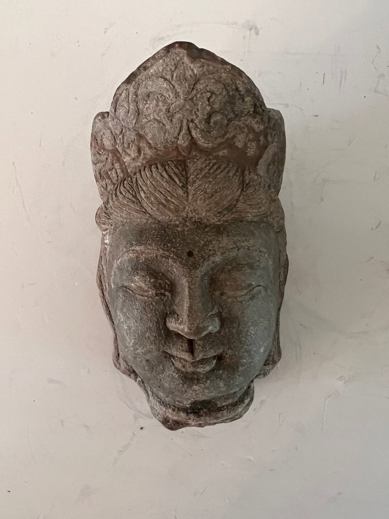 Sandstone Bodhisattva Head, Tang Style (1 of 5)