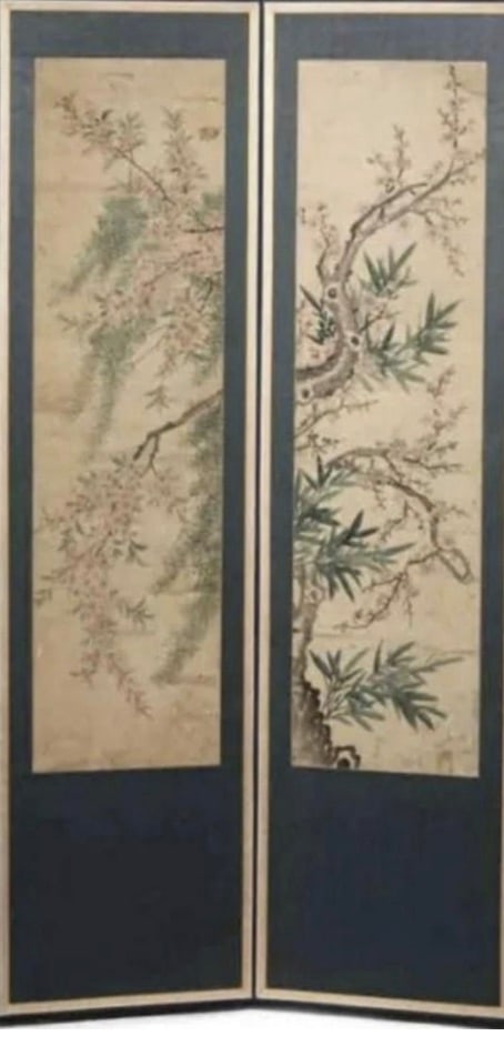 Korean 2 Panel Screen, Joseon Period (1 of 3)