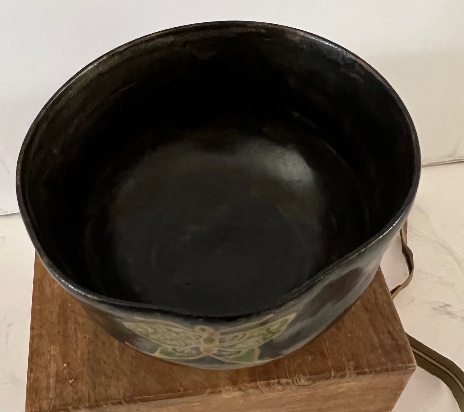 Stoneware Teabowl (Chawan), signed Ninsei - 2