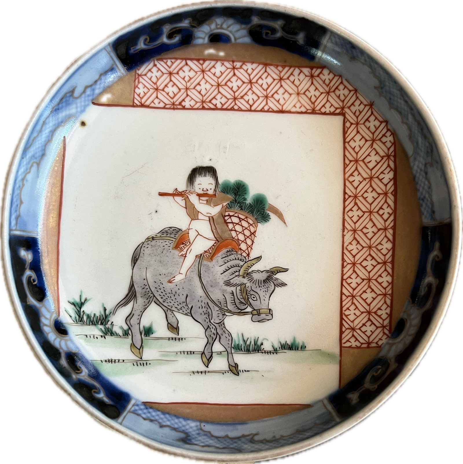 Chinese Enameled Dish, 18th Century (1 of 2)