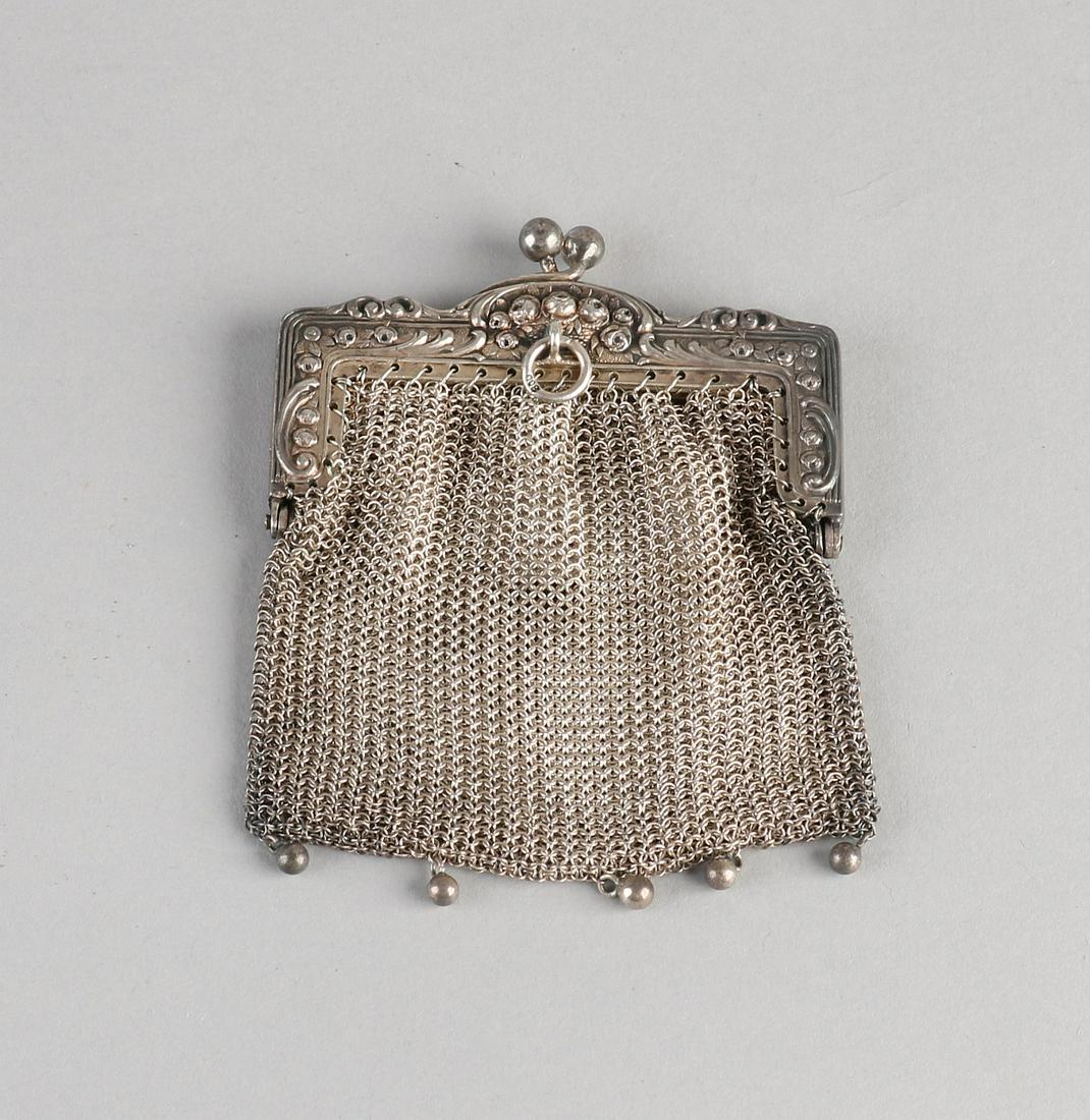 Malienkolderbeursje silver, 800/000, purse with a (1 of 1)
