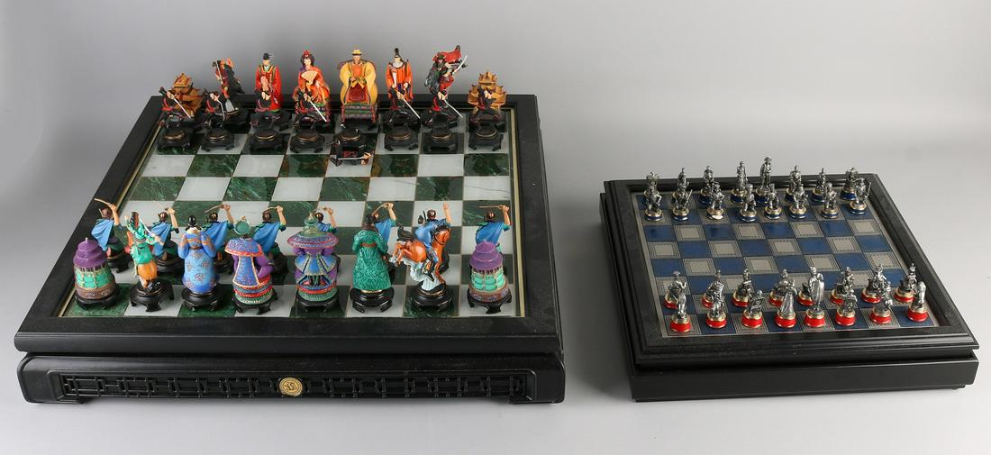 Two Franklin Mint chess games. Limited edition. One (1 of 3)