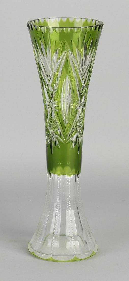 Antique crystal Val Saint Lambert vase. Model Rivoli. (1 of 1)