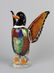 Large Murano-style duck glass. Glass fusing. 21st