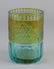 Antique two-tone crystal masonic bowl with engraved