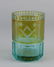 Antique two-tone crystal masonic bowl with engraved - 3