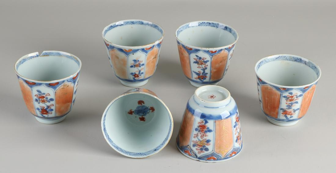 Six pieces of 18th century Chinese porcelain chocolate (1 of 1)
