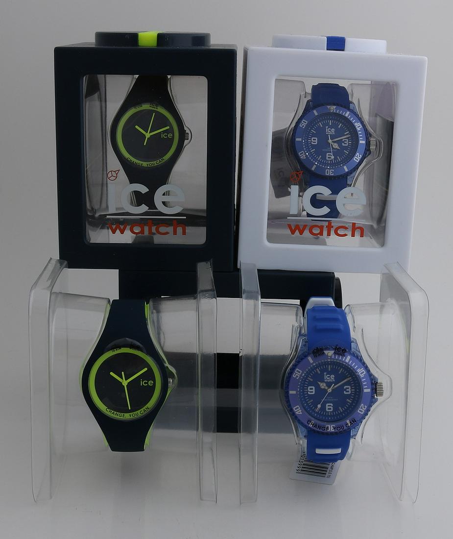 Four Ice watch watches, 2x model safety blue, small and: Four Ice watch watches, 2x model safety blue, small and 2x ampano small. New in Box.