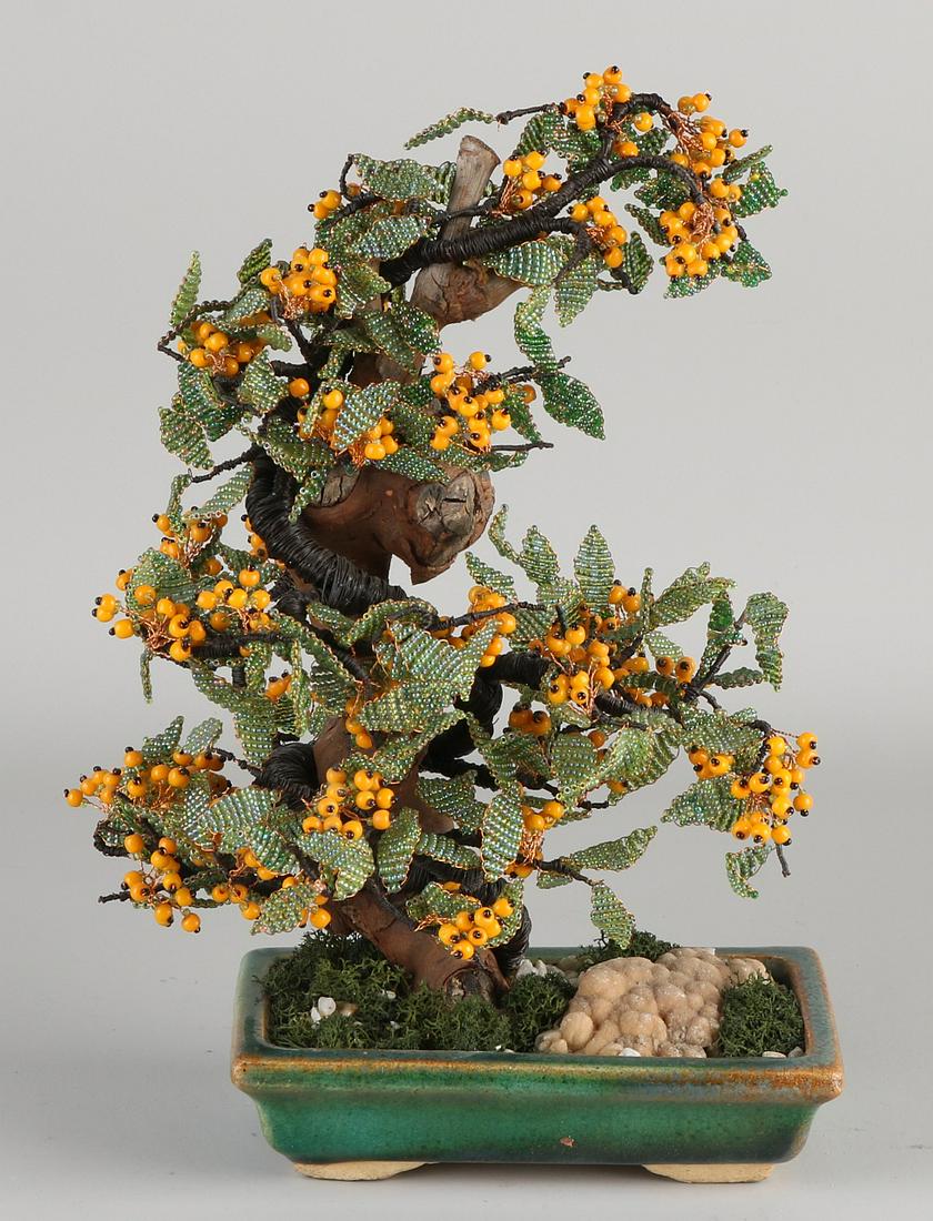Japanese bonsai imitation tree. Made of glass, (1 of 1)