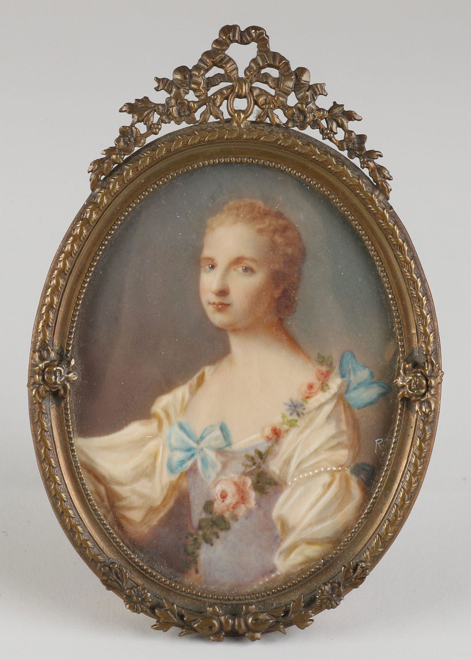 Antique miniature portrait (1 of 1)