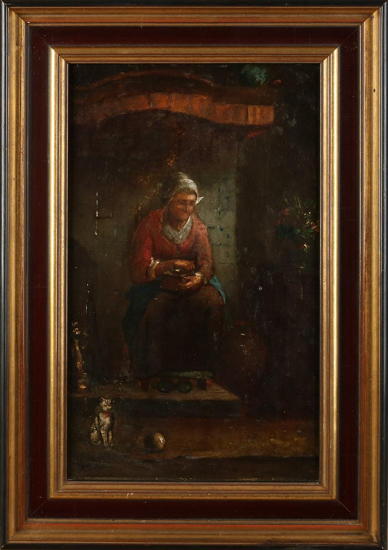 unclear. Gesig., Woman with coffee grinder (1 of 1)