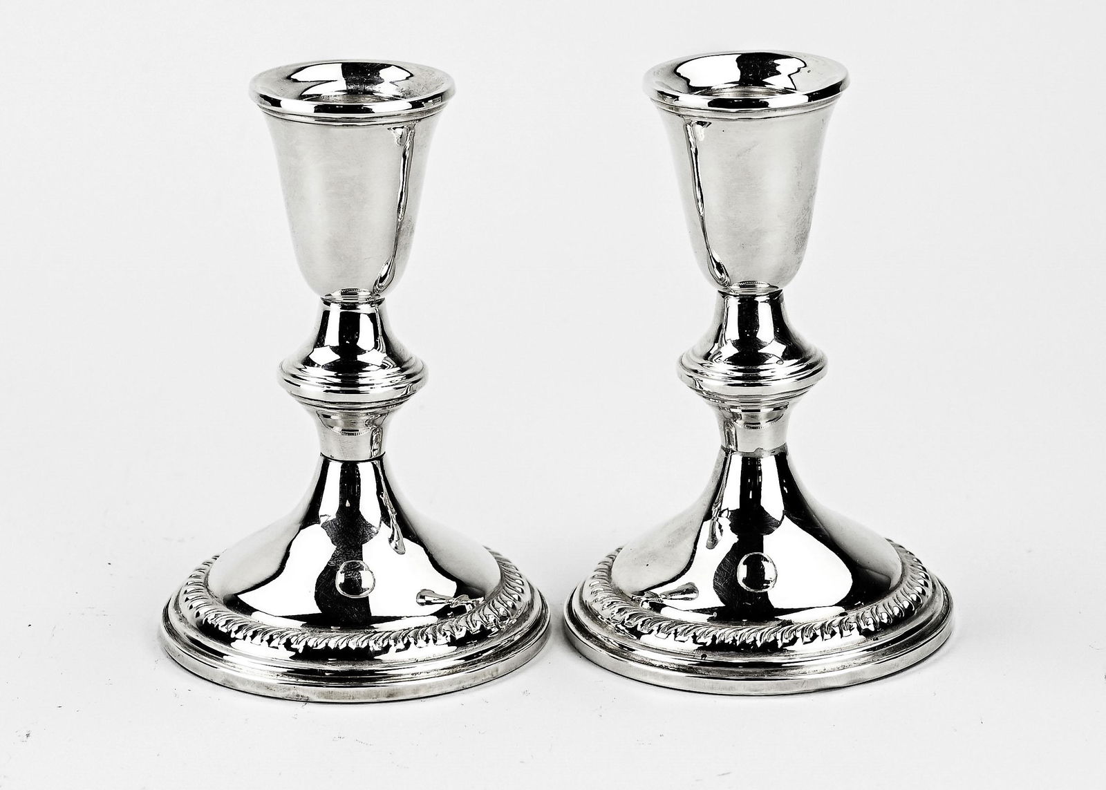 Two silver candlesticks (1 of 1)