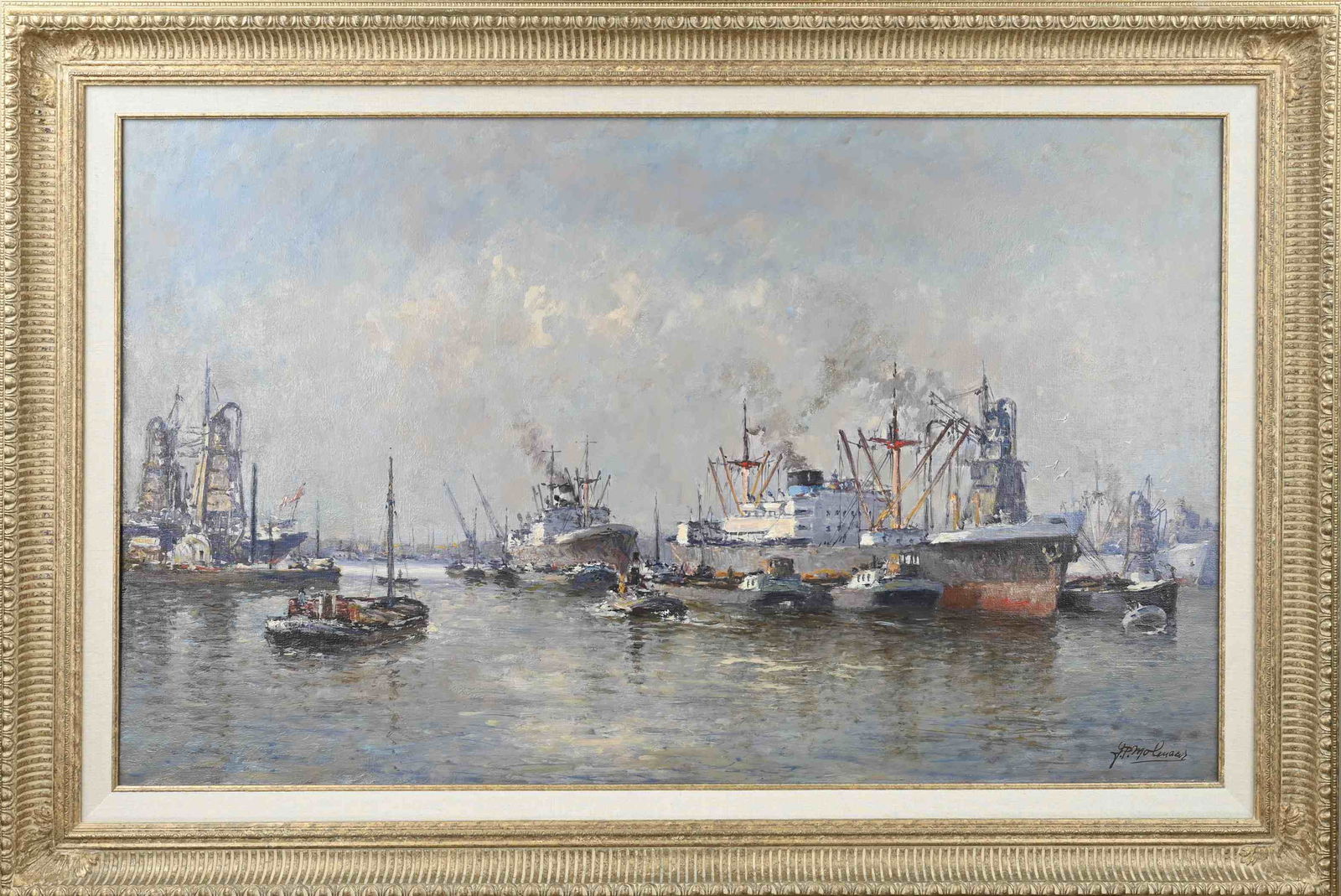 JP Molenaar, Rotterdam harbor view (1 of 1)