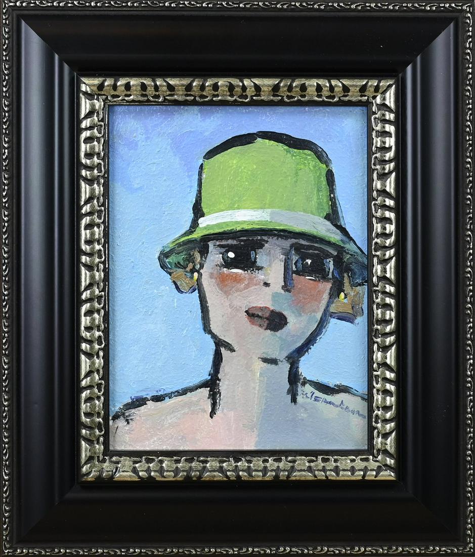 Jean Leon, Lady with hat (1 of 1)