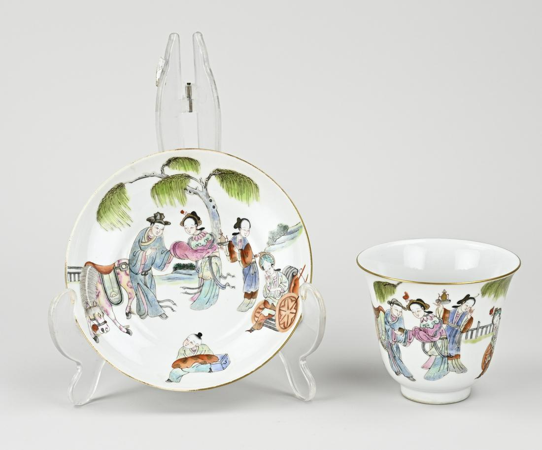 Chinese cup + saucer (1 of 2)