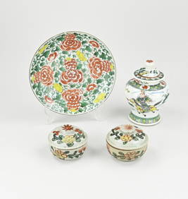 Lot of Chinese porcelain (4x) (1 of 1)