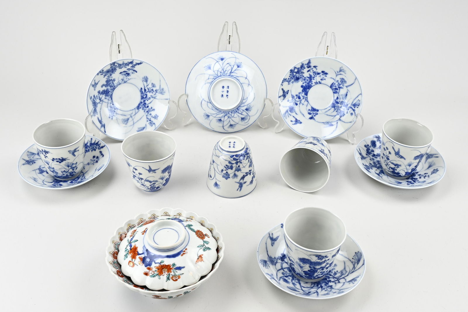 Lot of antique Japanese porcelain (1 of 1)