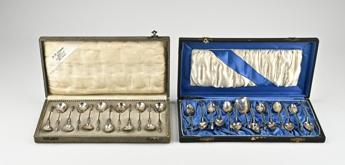 2 Cassettes with silver spoons (1 of 1)