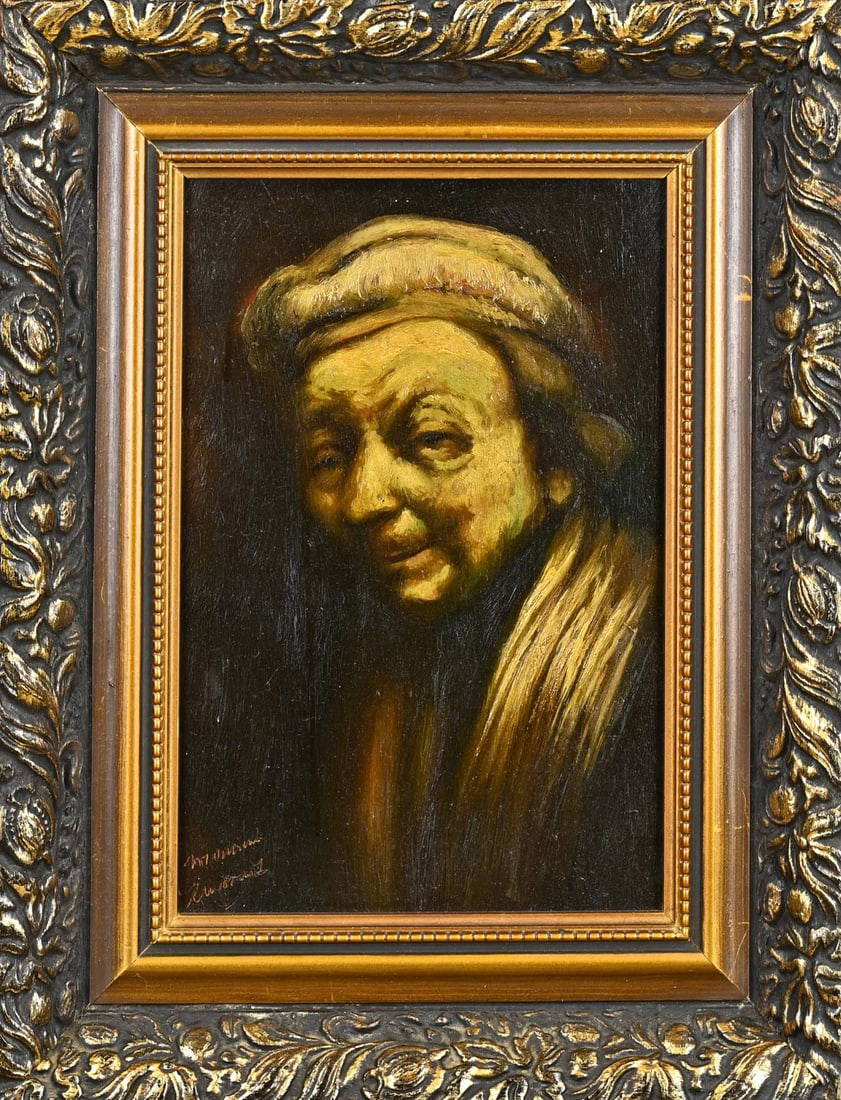 Mensink, After Rembrandt, Selfportrait Rembrandt Auction