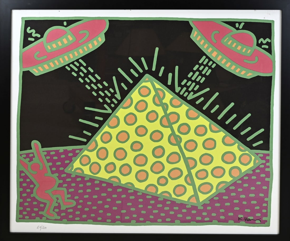 Keith Haring, Pyramids (1 of 1)