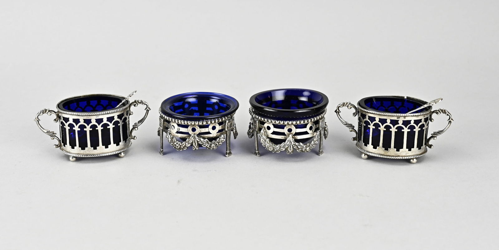 4 Silver salt cellars (1 of 1)