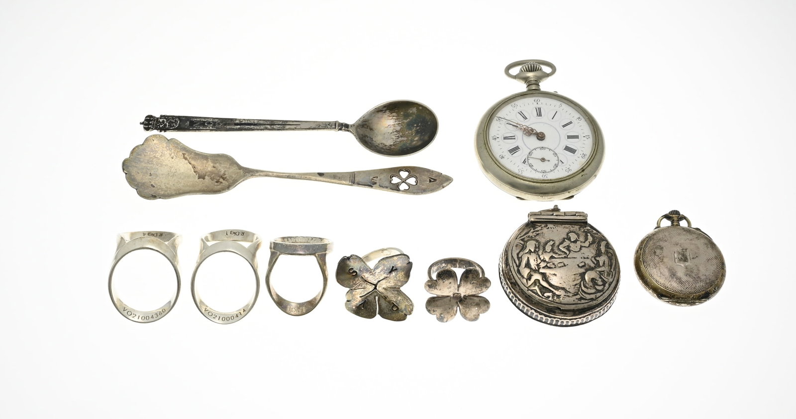 Lot of silver and jewelry (1 of 1)