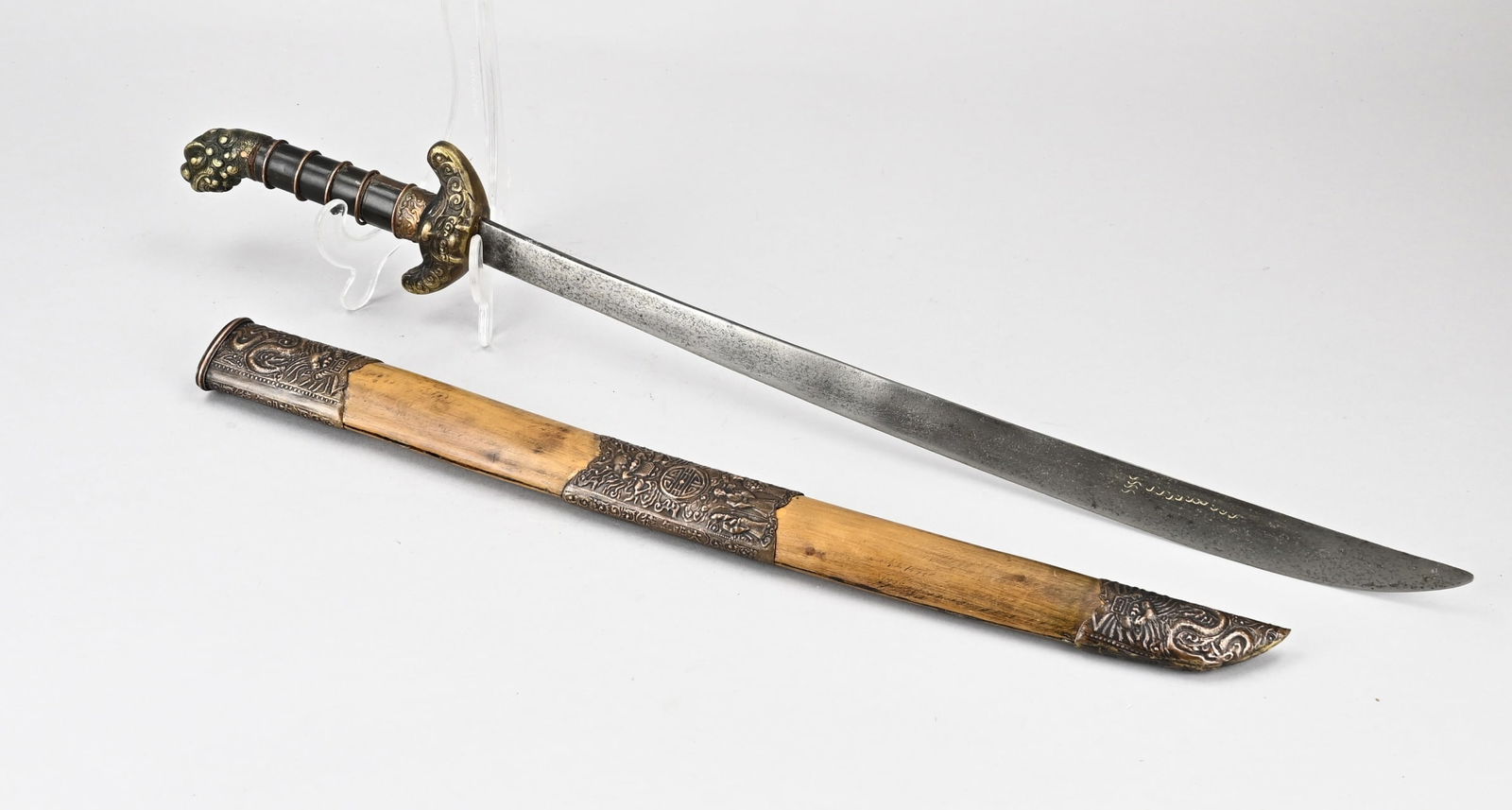 Antique Chinese short sword - 2