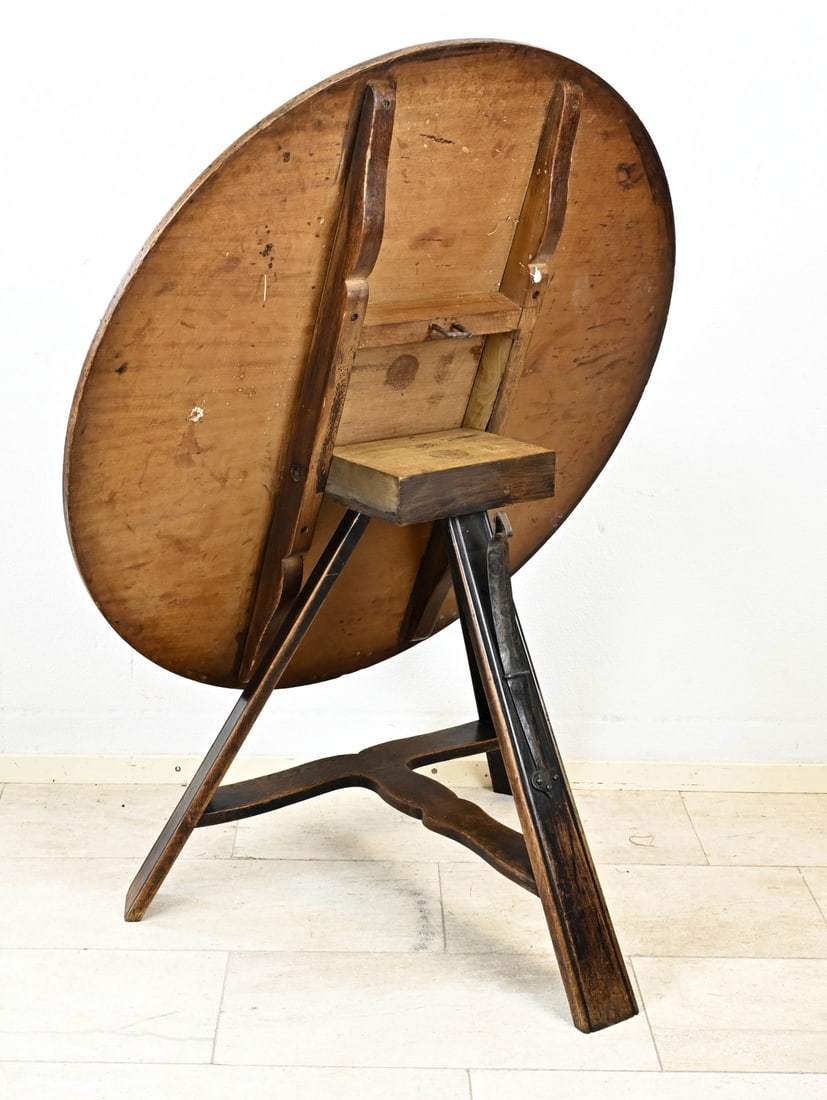 Oak folding table - 2