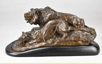 Joseph Pallenberg, Bronze Lion Pair