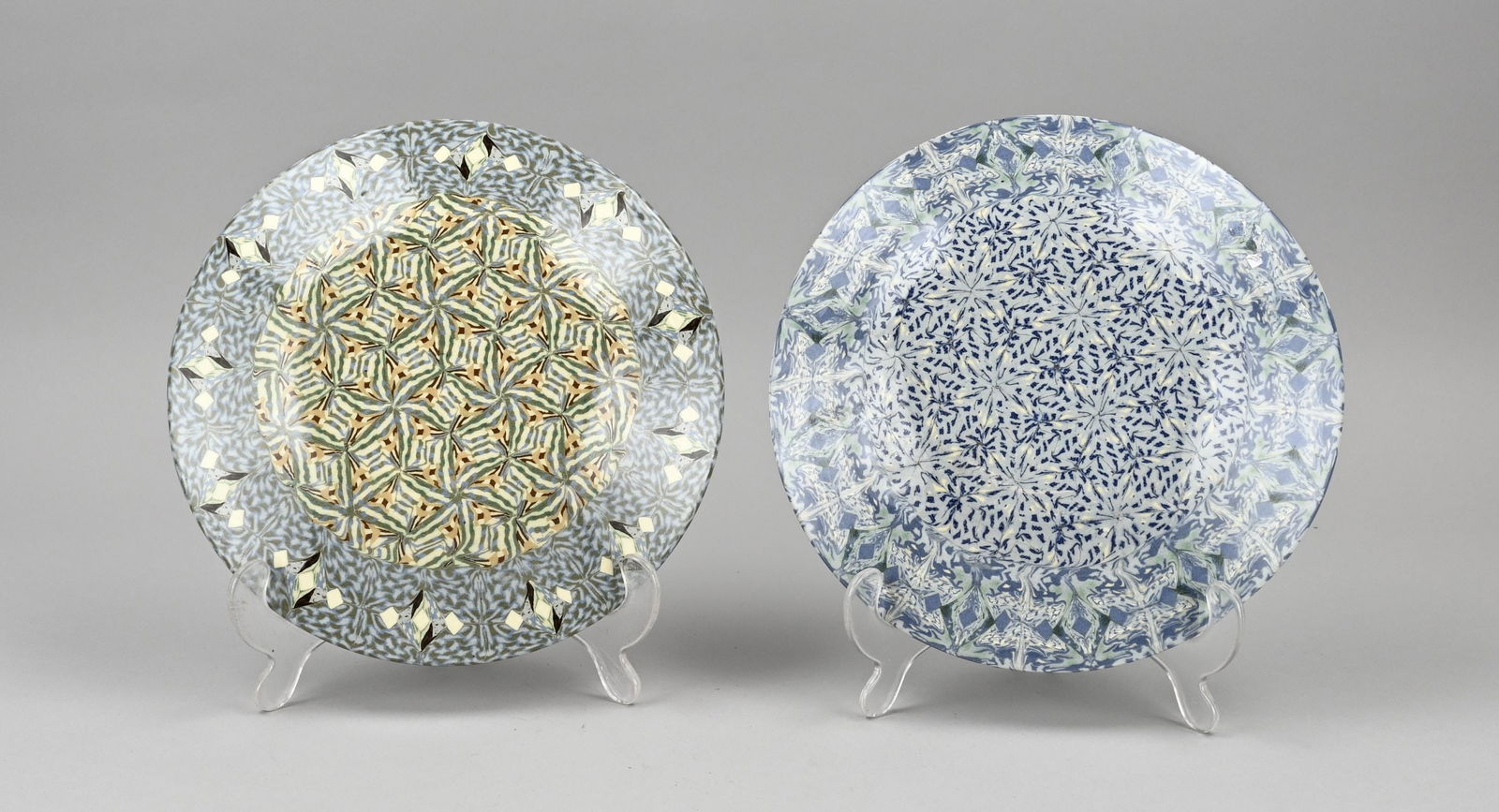 2x Earthenware dish Ø 23 cm. - 2