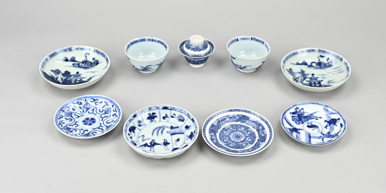Lot of Chinese porcelain (9x) (1 of 1)