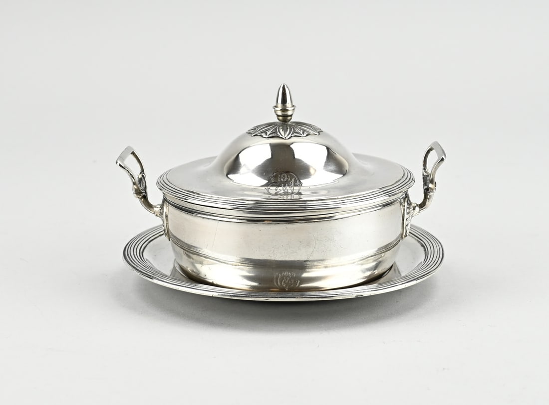Silver tureen with base - 2