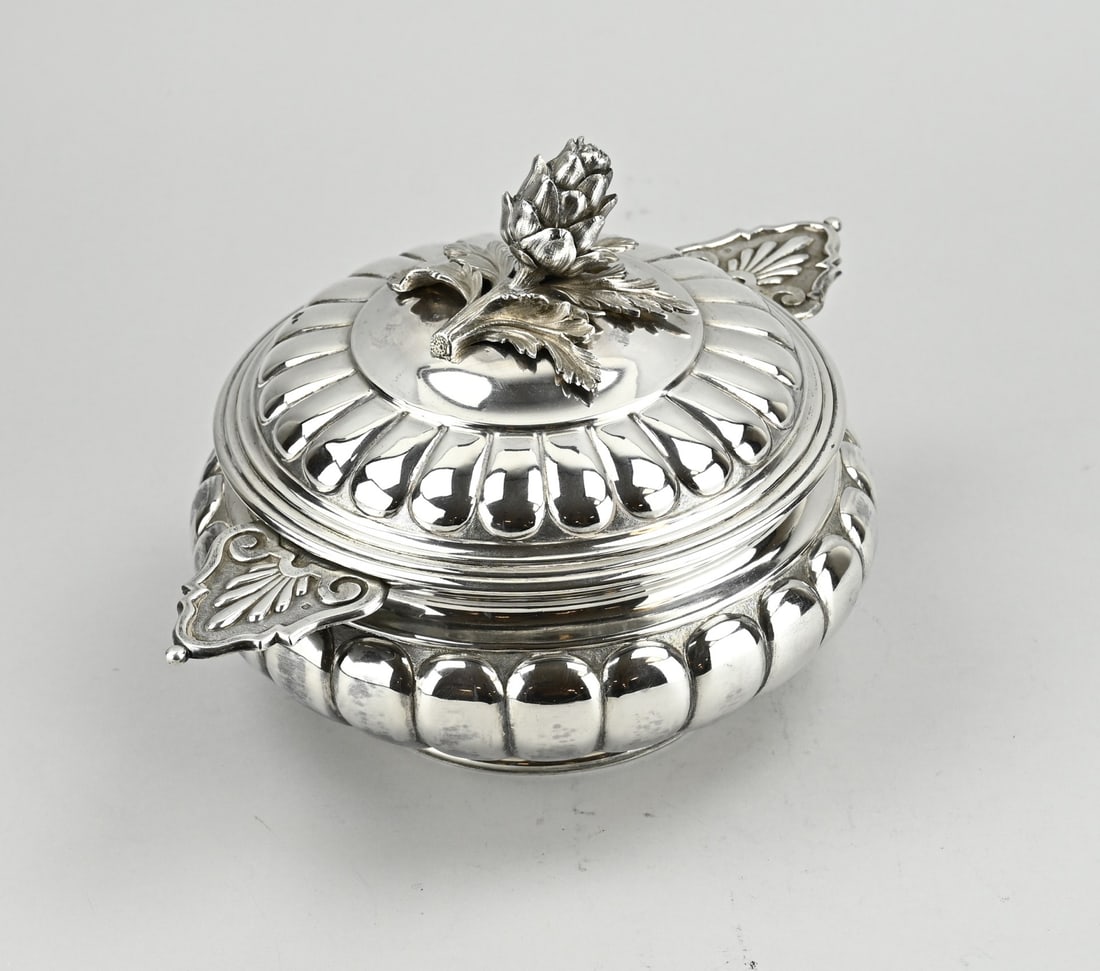 Silver covered tureen - 2