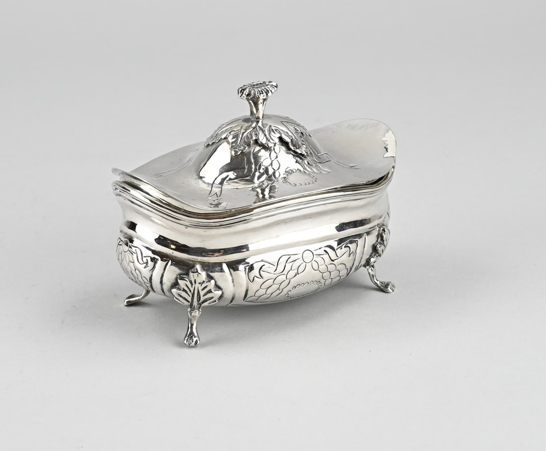 Silver sugar box - 2