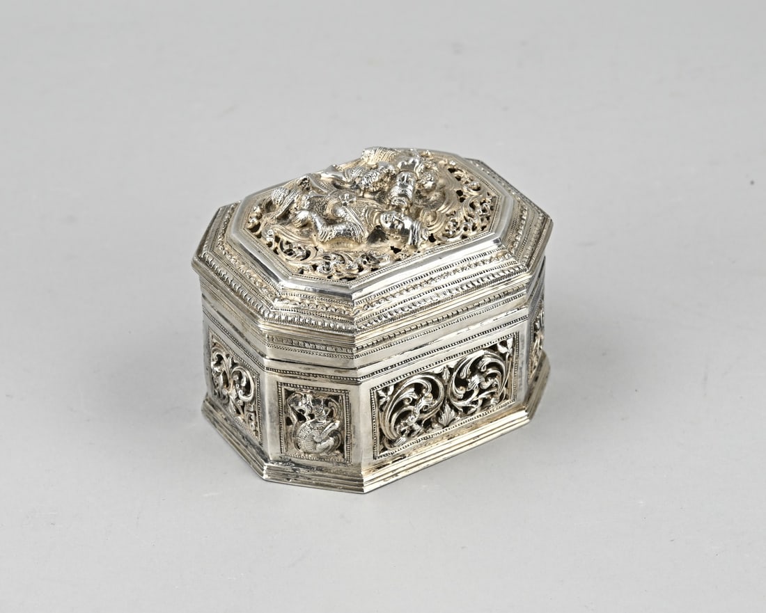 Silver box Burma - 2