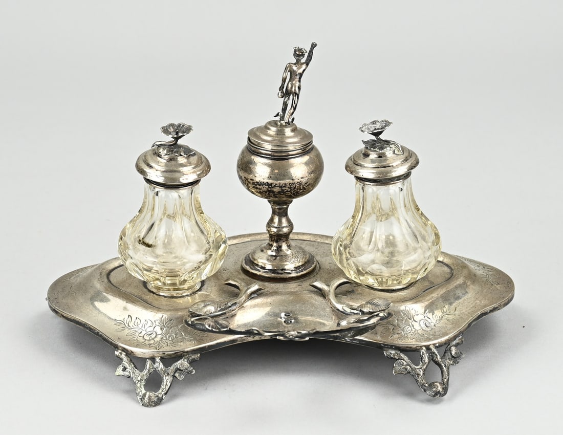 Silver inkstand - 2